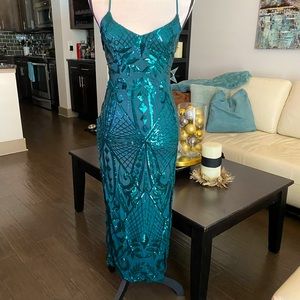 Gorgeous NYE Party Sequin Dress Worn 1x